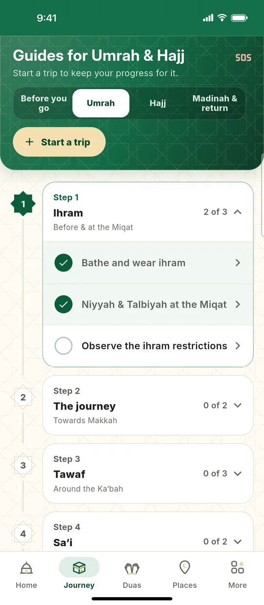 Umrah and Hajj guide, step by step